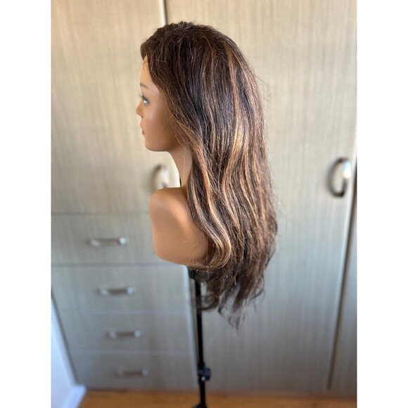 100% unprocessed virgin Indian Human hair wig main image 7
